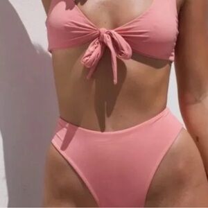 437 Kenzie Top & Aubrey Bottom in Pink